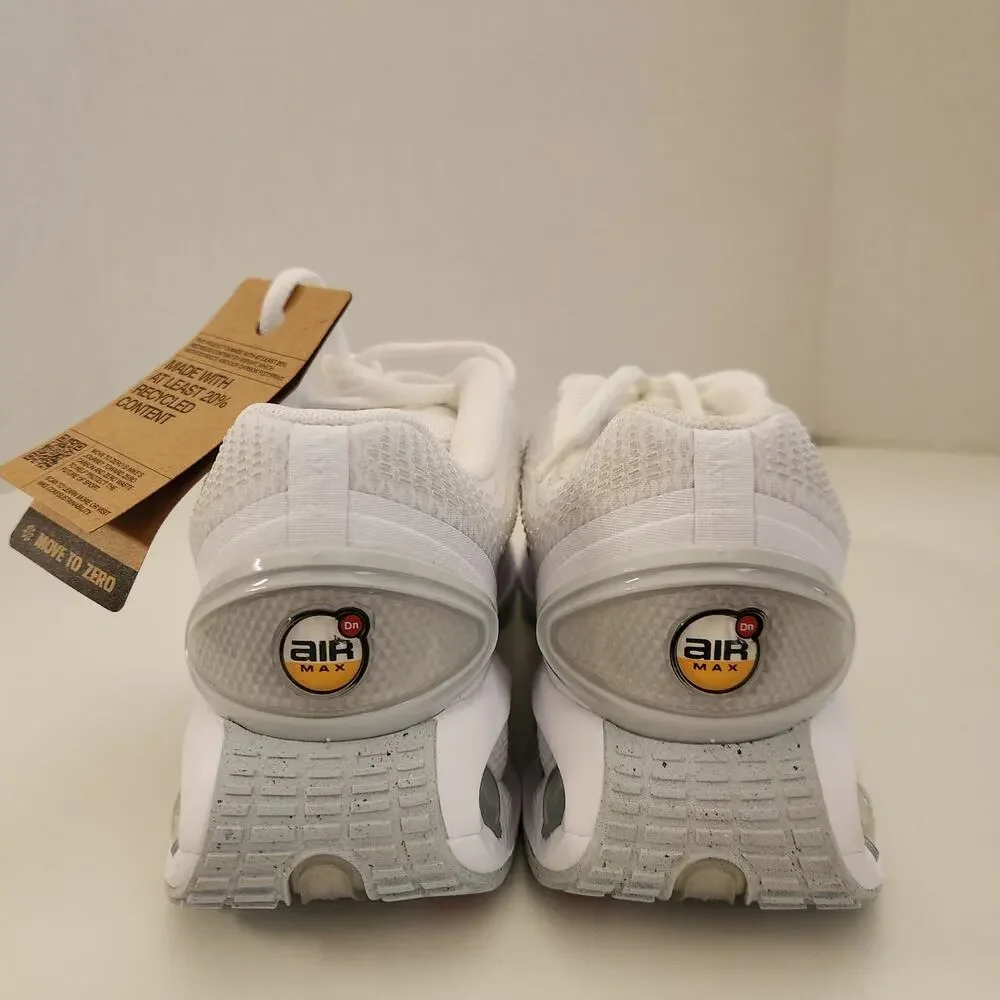 Nike Air Max Dn Shoes (FJ3145-102, White/White/Metallic Silver/White) Size 9.5 - Picture 5 of 10